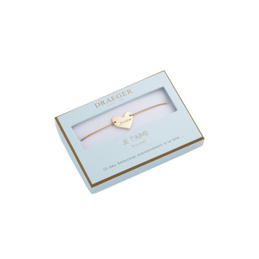 Draeger Paris Bracelet Coeur Je T'Aime Pastel Chic Best