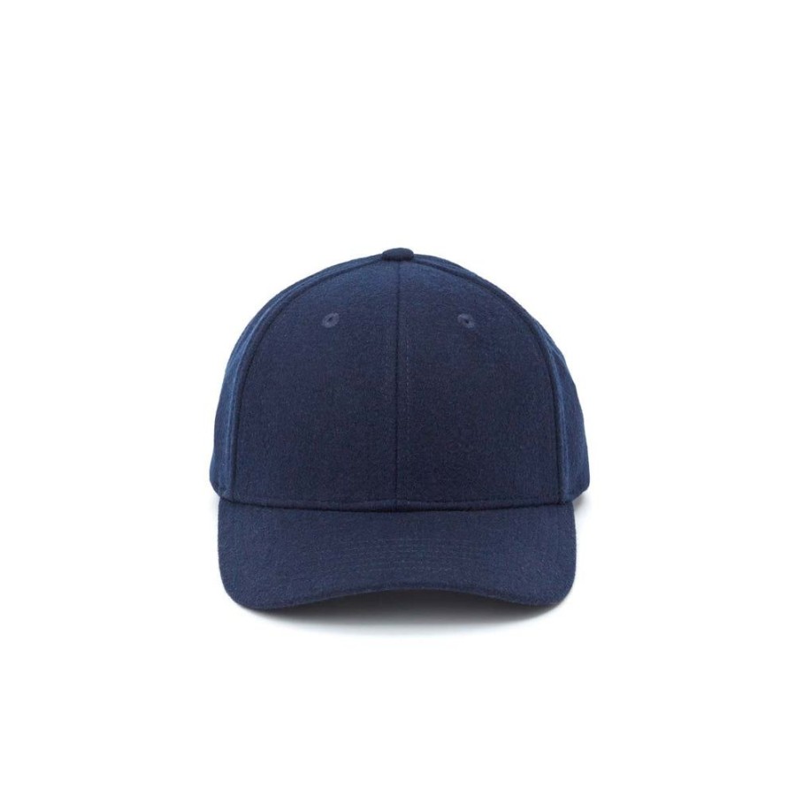 Draeger Paris Casquette Feutre Bleu Marine - Homme -Taille Ajustable - 100% Coton Clearance