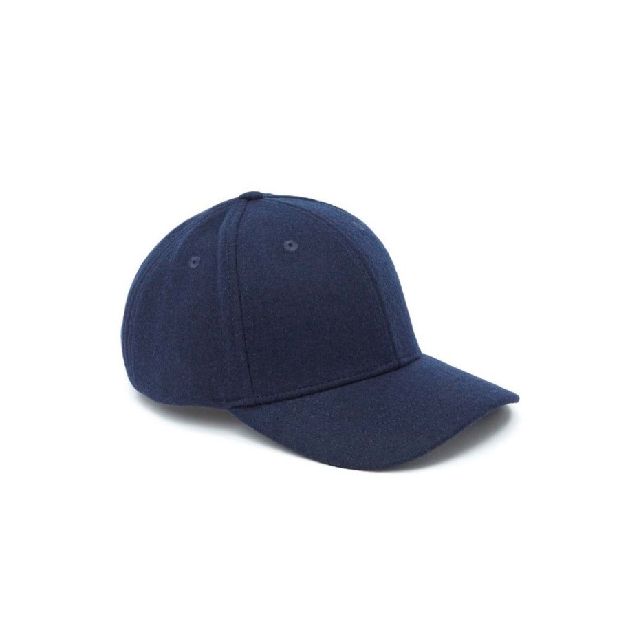 Draeger Paris Casquette Feutre Bleu Marine - Homme -Taille Ajustable - 100% Coton Clearance