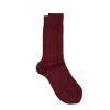 Draeger Paris Chaussettes Unies Bordeaux Online