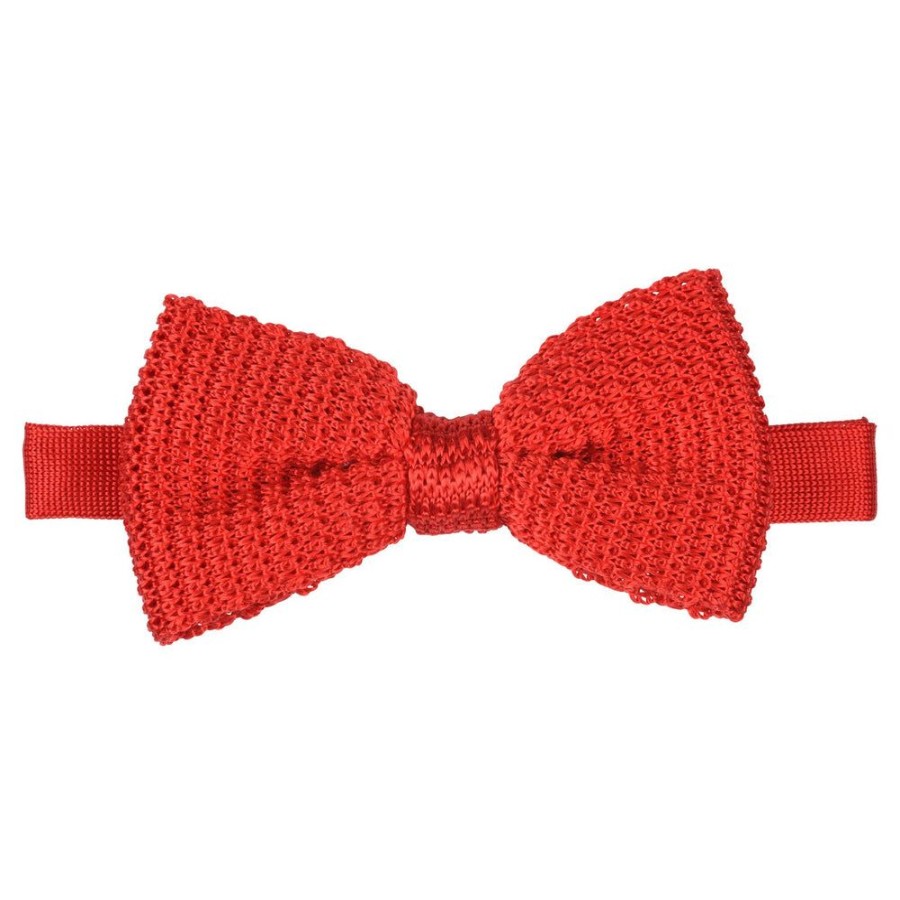 Tie Rack Noeud Papillon Homme Tricot Rouge Hot