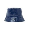 Draeger Paris Chapeau De Pluie - Bob En Vinyle Bleu Marine New