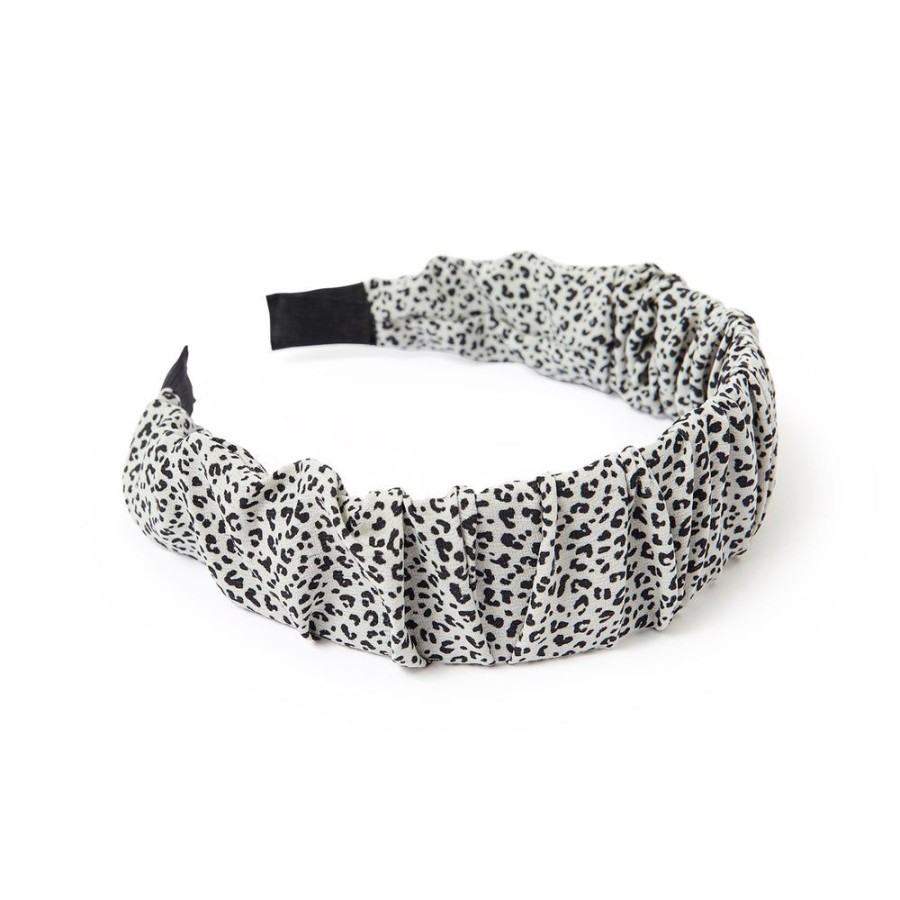 Draeger Paris Serre-Tete Leopard Blanc Wholesale