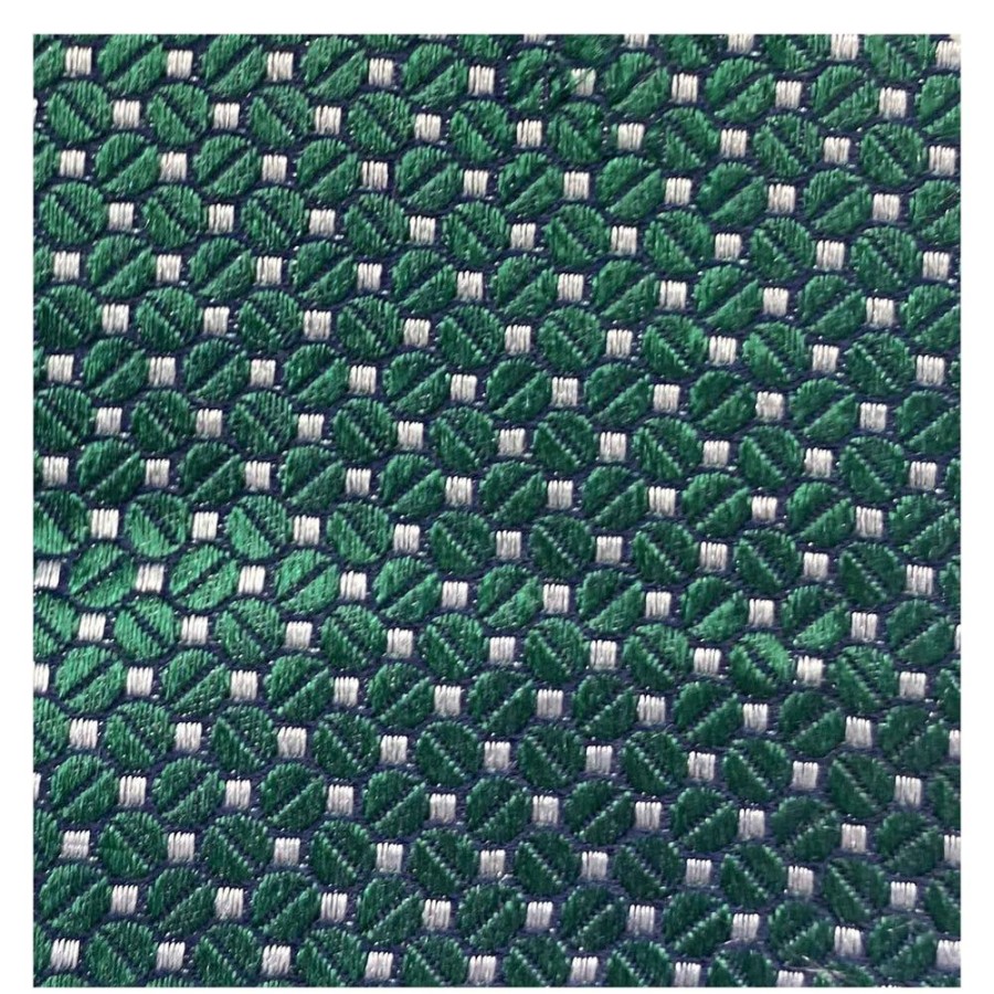 Draeger Paris Cravate Motif Grains De Cafe - Vert Clearance