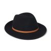 Draeger Paris Fedora Galon Noeud En Laine - Noir Online