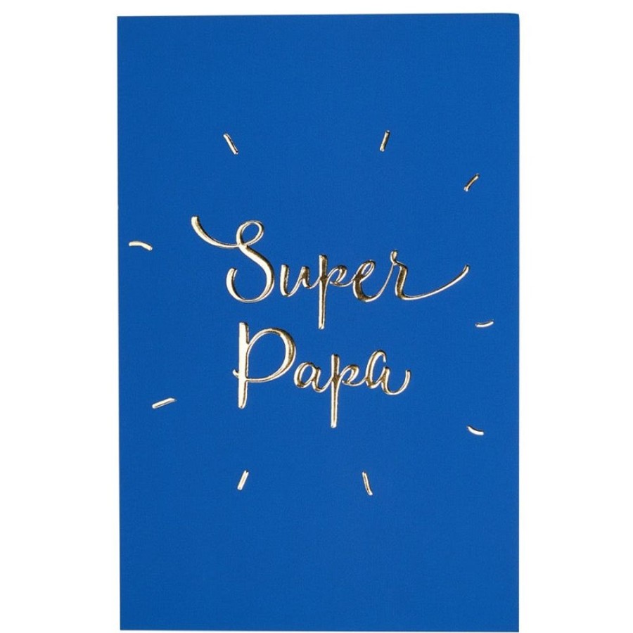 Draeger Paris Carte Super Papa Lettres Dorees Hot