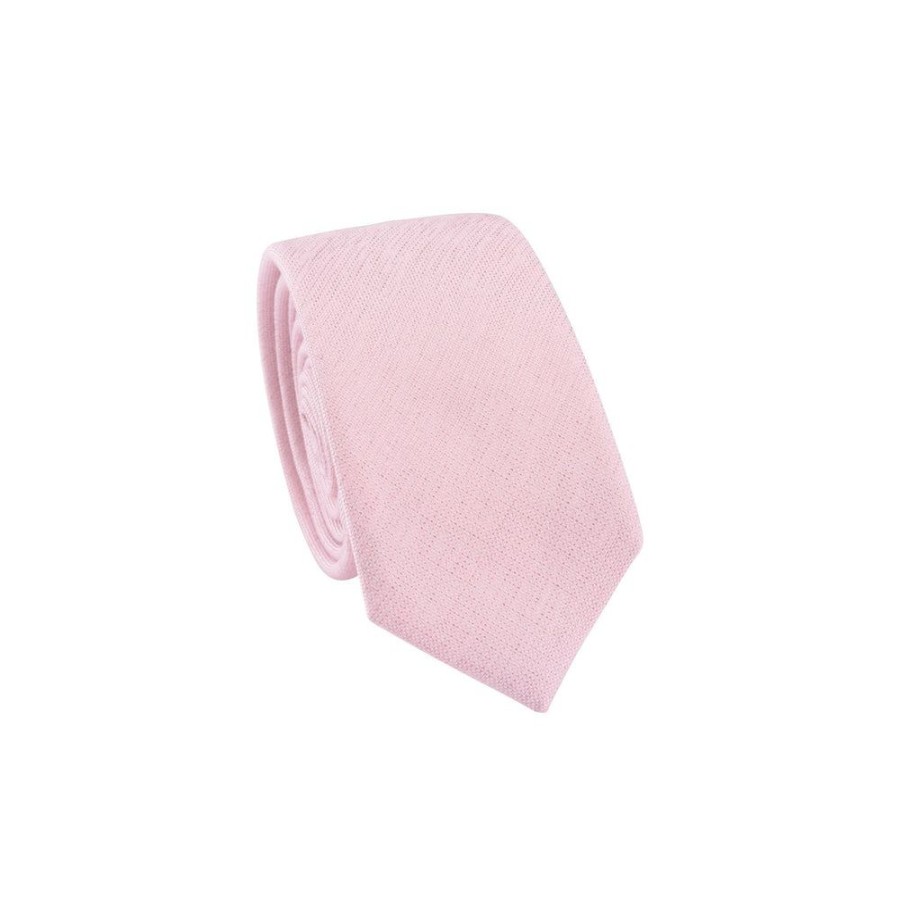 Tie Rack Cravate Homme Unie Rose Clair New