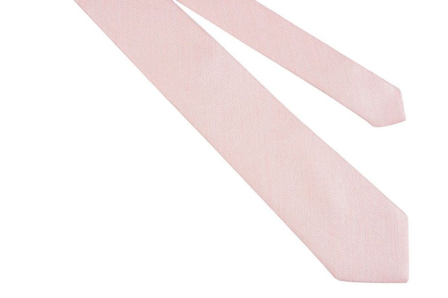 Tie Rack Cravate Homme Unie Rose Clair New