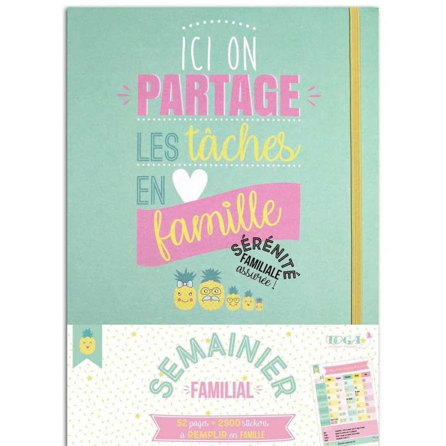 Toga Kit De Papeterie Semainier Familial Wholesale