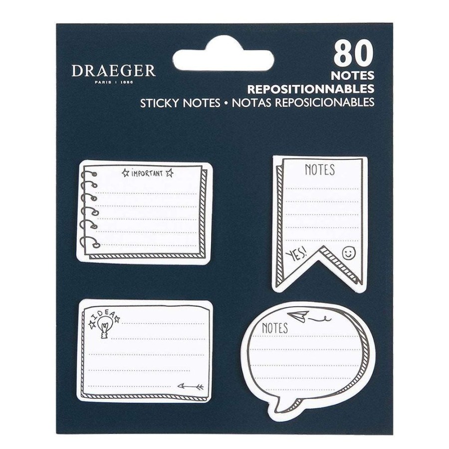 Toga 80 Sticky Notes Noir Et Blanc Wholesale