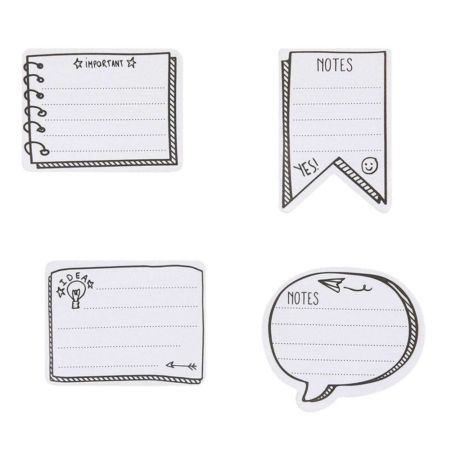 Toga 80 Sticky Notes Noir Et Blanc Wholesale