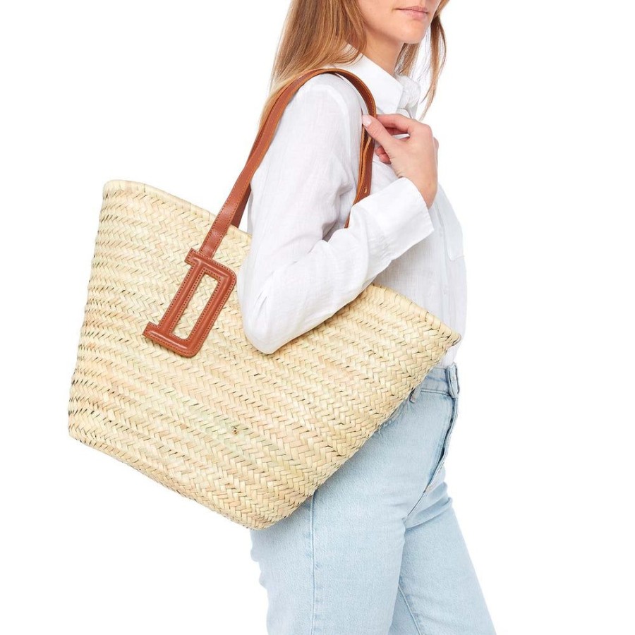 Draeger Paris Sac Panier En Palme - Beige Wholesale